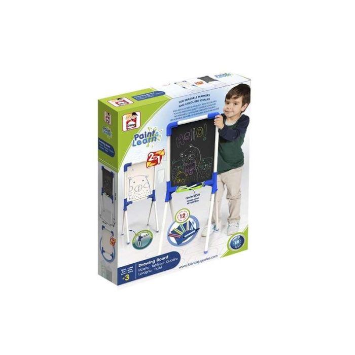 Pizarra junior reversible 37x32x85 cm incluye 12 piezas 13 Pizarra junior reversible 37x32x85 cm incluye 12 piezas 13