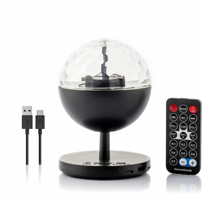 Proyector LED Recargable con Altavoz Istarlyt InnovaGoods 2