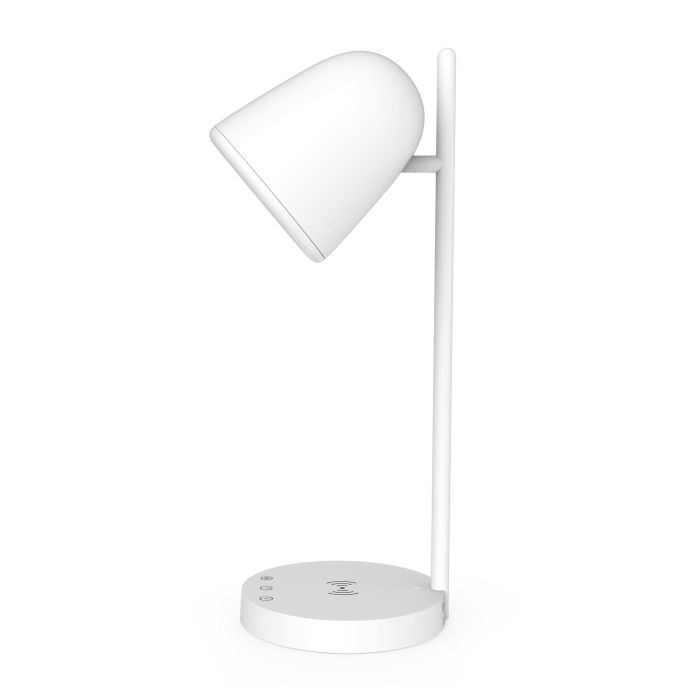 Muvit iO Lámpara Sobremesa LED WiFi con Carga Inalámbrica, Control por App y Compatible con Google Home, Alexa y Siri 2