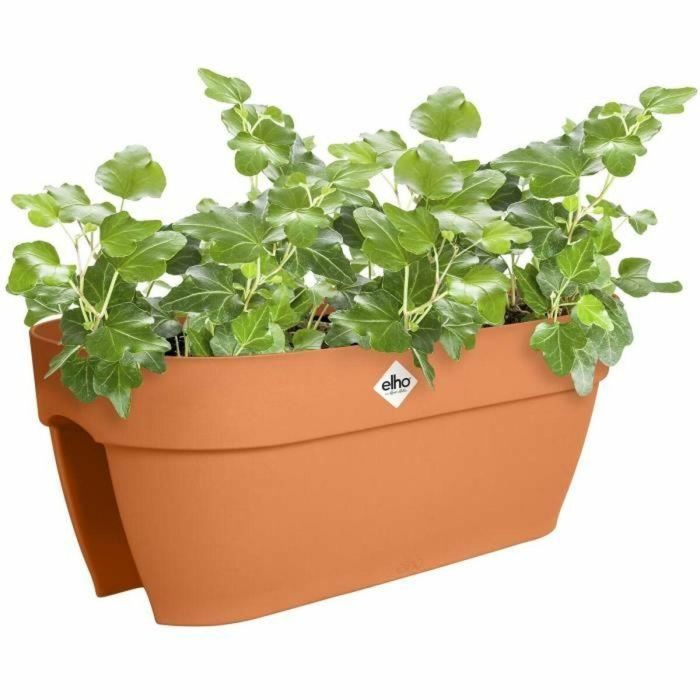 Maceta - ELHO - Vibia Campana Flower Bridge 60 - Marrón - L 26 x A 59 x A 22 cm - Balcón/Exterior - 100% reciclado 2 Maceta - ELHO - Vibia Campana Flower Bridge 60 - Marrón - L 26 x A 59 x A 22 cm - Balcón/Exterior - 100% reciclado 2