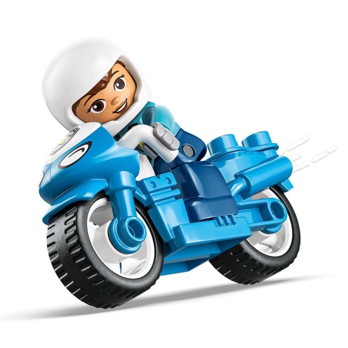 Lego Juego de construcción Moto de Policía Azul Duplo, Edad mínima recomendada: 18 meses 5