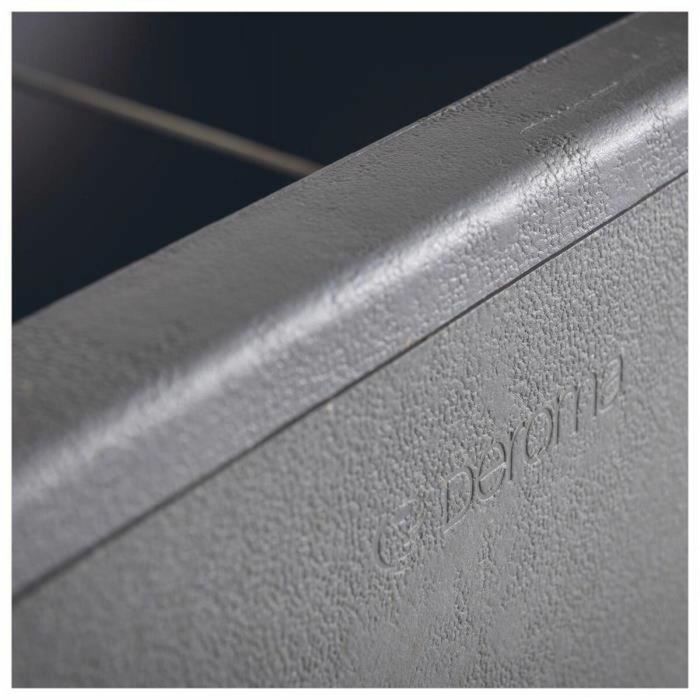 Deroma 9HP1QSZ Jardinera Muret Cosmo Perla con Reserva de Agua y Ruedas 78 cm 2 Deroma 9HP1QSZ Jardinera Muret Cosmo Perla con Reserva de Agua y Ruedas 78 cm 2