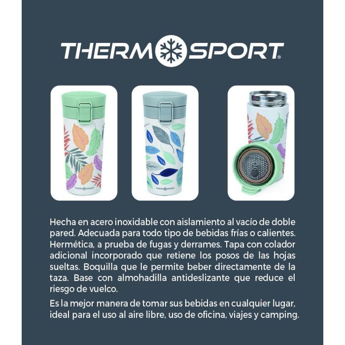 Travel Mug Decorada 360 ml 2 Surtidos - Thermosport (12 Unidades) 5 Travel Mug Decorada 360 ml 2 Surtidos - Thermosport (12 Unidades) 5