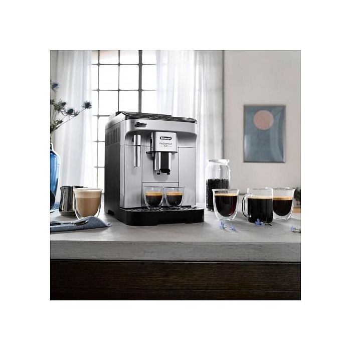 DeLonghi Magnifica ECAM 290.31.SB Máquina Espresso Totalmente Automática Negro Plata con Molinillo Integrado 1.8 L 4 DeLonghi Magnifica ECAM 290.31.SB Máquina Espresso Totalmente Automática Negro Plata con Molinillo Integrado 1.8 L 4