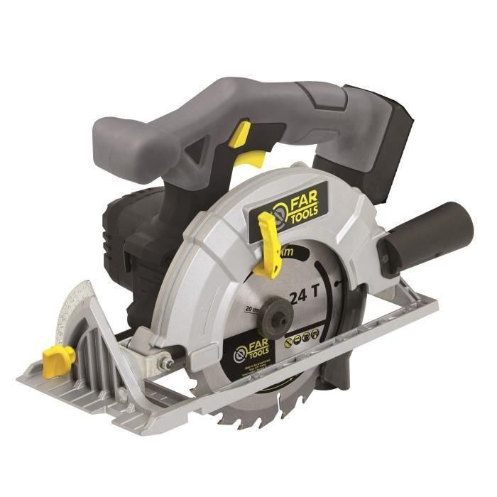 Fartools 216005 Sierra Circular Inalámbrica X-FIT 18V Ø165mm 3800 rpm Inclinable 45° Sin Batería ni Cargador Fartools 216005 Sierra Circular Inalámbrica X-FIT 18V Ø165mm 3800 rpm Inclinable 45° Sin Batería ni Cargador