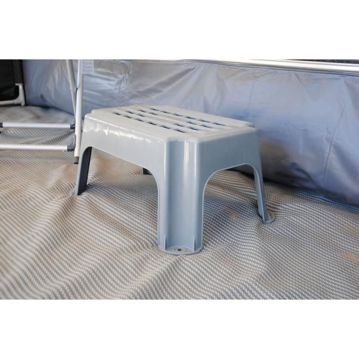 Peldaños fijos - OPTIMA - Polipropileno reforzado - Superficie antideslizante - 150 kg máx - 420 x 240 x 280 mm 3