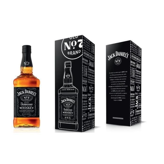 Jack Daniel's Old N°7 + Estuche metálico Equity - Whisky - 70 cl - 40,0% Vol.