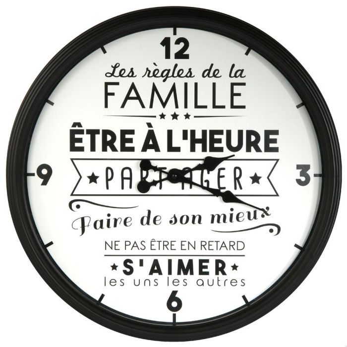 Reloj Pared Home Deco Factory diámetro 50 cm