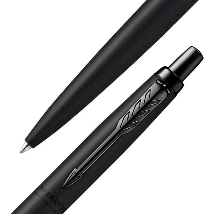 Parker Bolígrafo Jotter XL Monocromo Negro. Diseño ergonómico de tamaño grande para escritura premium. Incluye estuche de regalo. 2
