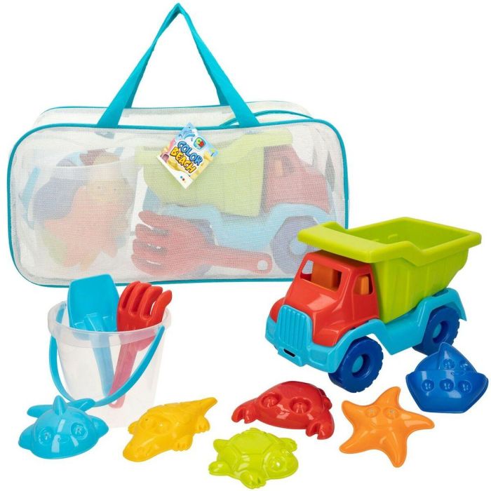 Set de Juguetes de Playa Colorbaby Polipropileno (8 Unidades) 6