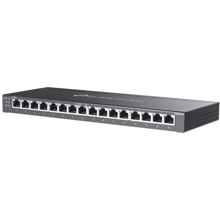 TP-Link SG2016P Switch de Red Gestionado L2/L2+ Omada de 16 Puertos Gigabit PoE+ Montaje en Rack 2