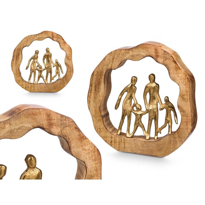 Soporte Decoracion Familia Dorado Giftdecor 25CM (6 Unidades) Soporte Decoracion Familia Dorado Giftdecor 25CM (6 Unidades)