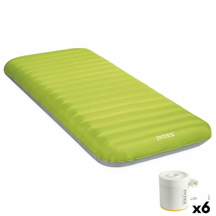 Colchón Hinchable Intex 76 x 11 x 191 cm (6 Unidades) Colchón Hinchable Intex 76 x 11 x 191 cm (6 Unidades)