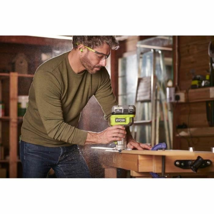 Ryobi RYO4892210206909 Overcrime a Madera 18 V - 30,000 RPM - Alicates de 6 mm - Carrera de Cuna de 38 mm 1