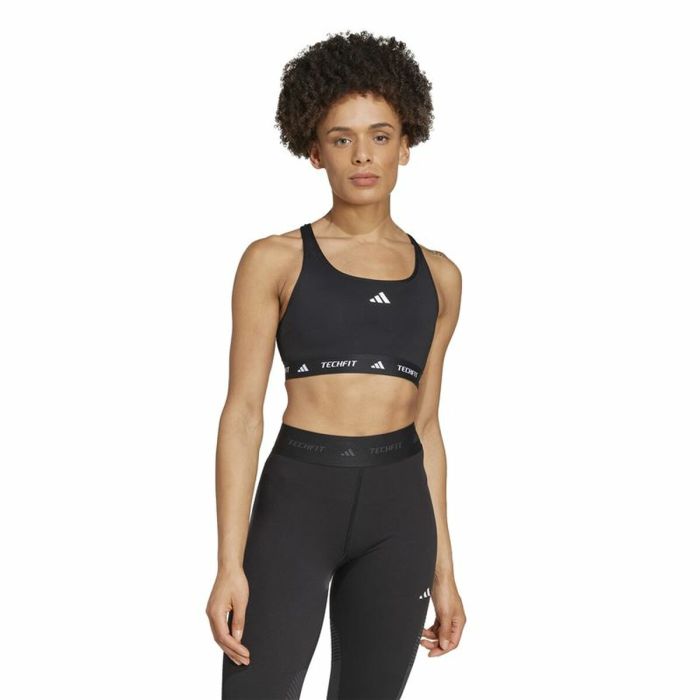 Sujetador Deportivo Adidas Techfit Medium Negro XS 2