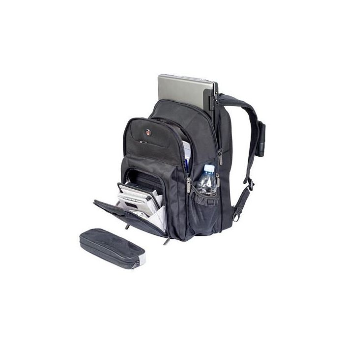 Targus Mochila Traveller Portátil 15.6 Pulgadas Negro con SafePort x D3O y Capacidad Ampliable 2