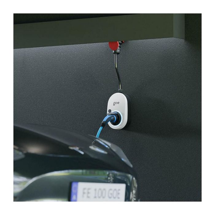 go-eCharger Gemini flex, 22 kW (32A 3-phasig), Estación de Carga Móvil Blanco/Negro Type 2 6