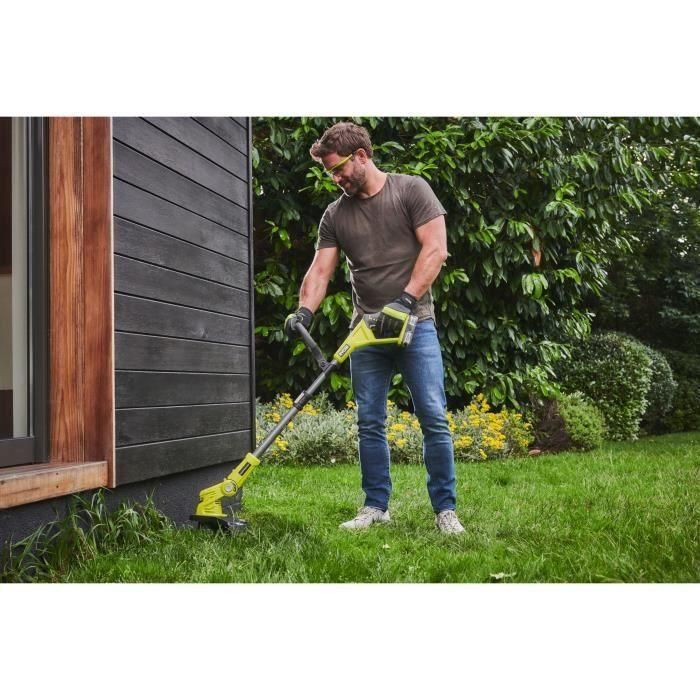 Cortacantos 18V - enderezador de cantos - corte Ø 25-30 cm - hilo Ø 1 x 1,6 mm - 1 batería 18V 2,5 Ah, 1 cargador + RAC155 GRATIS 2 Cortacantos 18V - enderezador de cantos - corte Ø 25-30 cm - hilo Ø 1 x 1,6 mm - 1 batería 18V 2,5 Ah, 1 cargador + RAC155 GRATIS 2