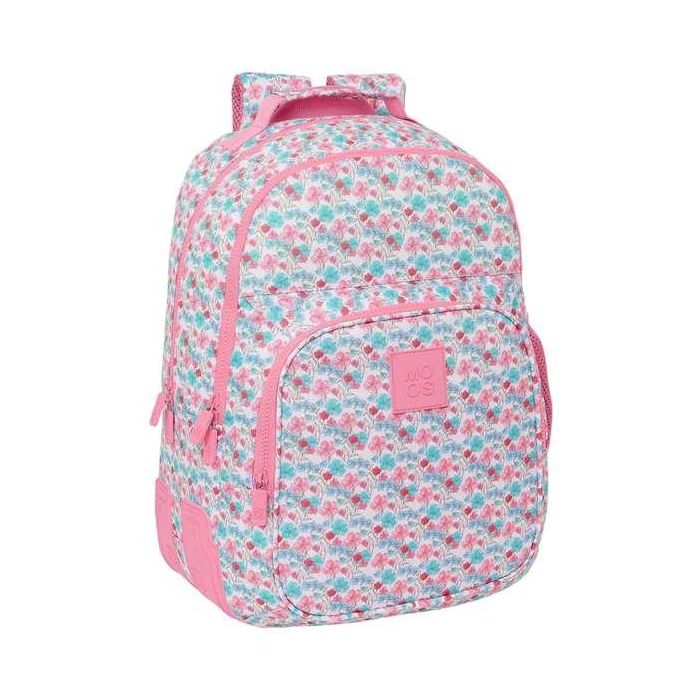 Mochila Safta Doble Con Cantoneras Adaptable A Carro Reciclado Moos Floresistente 420x320x150 mm 3 Mochila Safta Doble Con Cantoneras Adaptable A Carro Reciclado Moos Floresistente 420x320x150 mm 3