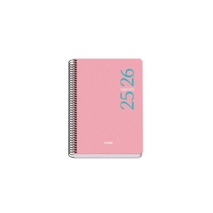Agenda Escolar 2025-2026 Tamaño A5 Tapa Polipropileno Día Página Modelo Esencial Basic Rosa Dohe 52073 Agenda Escolar 2025-2026 Tamaño A5 Tapa Polipropileno Día Página Modelo Esencial Basic Rosa Dohe 52073