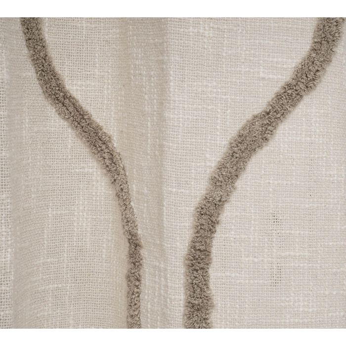 Cortina Boho DKD Home Decor Beige 260 x 140 cm (2 Unidades) 1 Cortina Boho DKD Home Decor Beige 260 x 140 cm (2 Unidades) 1