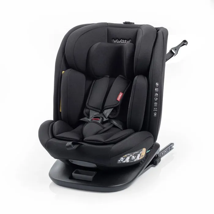 Babyauto Silla de coche BAB8435593704530 Garaia Vivitta Grupo 0/1/2/3 40/150 cm Isofix Top Tether Giratoria Reclinable Negra 0 Babyauto Silla de coche BAB8435593704530 Garaia Vivitta Grupo 0/1/2/3 40/150 cm Isofix Top Tether Giratoria Reclinable Negra 0