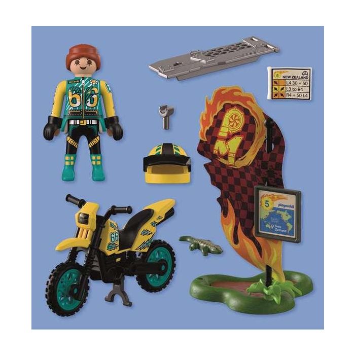 Playmobil CITY Action 70382 - Moto Todoterreno con Figura, Juguete para niños de 4 a 10 años Playmobil CITY Action 70382 - Moto Todoterreno con Figura, Juguete para niños de 4 a 10 años