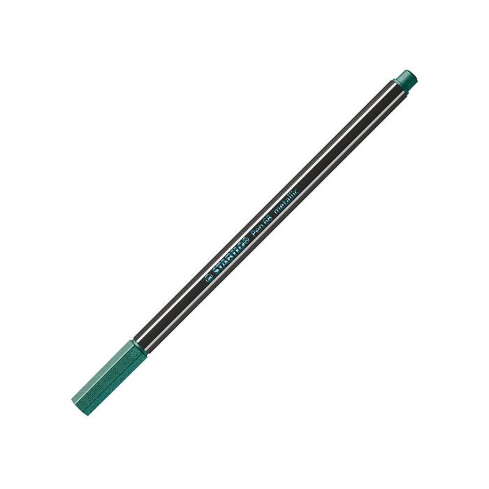 Rotulador Stabilo Acuarelable Pen 68 Metalico Verde Punta Gruesa 1 mm 2