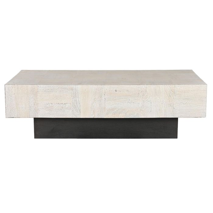 Mesa Centro Indio DKD Home Decor Beige Negro 77 x 46 x 150 cm Mesa Centro Indio DKD Home Decor Beige Negro 77 x 46 x 150 cm