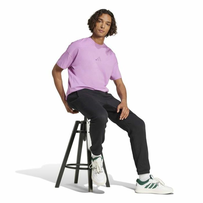 Camiseta de Manga Corta Hombre Adidas All Szn Morado 2