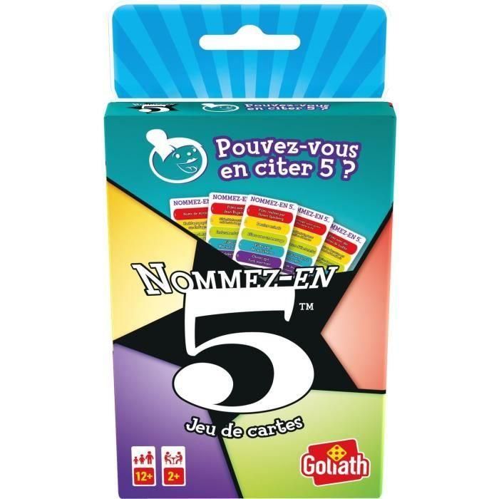 Nombre 5 - Juego de cartas - GOLIAT Nombre 5 - Juego de cartas - GOLIAT