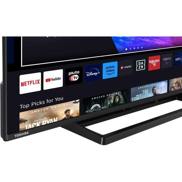 TOSHIBA 43QV3363DG - Televisor QLED de 43'' (108 cm) - 4K UHD 3840x2160 - HDR - Smart TV - 3xHDMI - WiFi 5 TOSHIBA 43QV3363DG - Televisor QLED de 43'' (108 cm) - 4K UHD 3840x2160 - HDR - Smart TV - 3xHDMI - WiFi 5