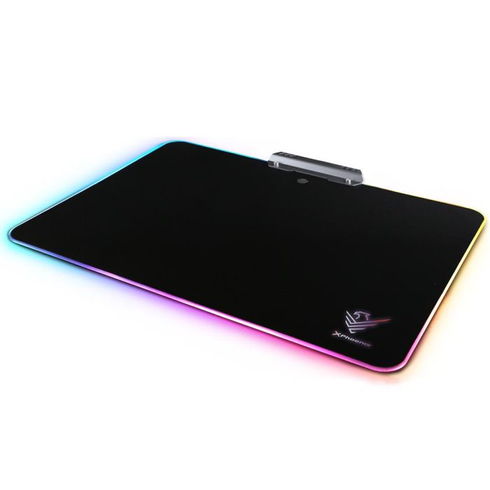 Phoenix technologies Alfombrilla Gaming Xpad RGB Negra con luces y base metálica 1 Phoenix technologies Alfombrilla Gaming Xpad RGB Negra con luces y base metálica 1