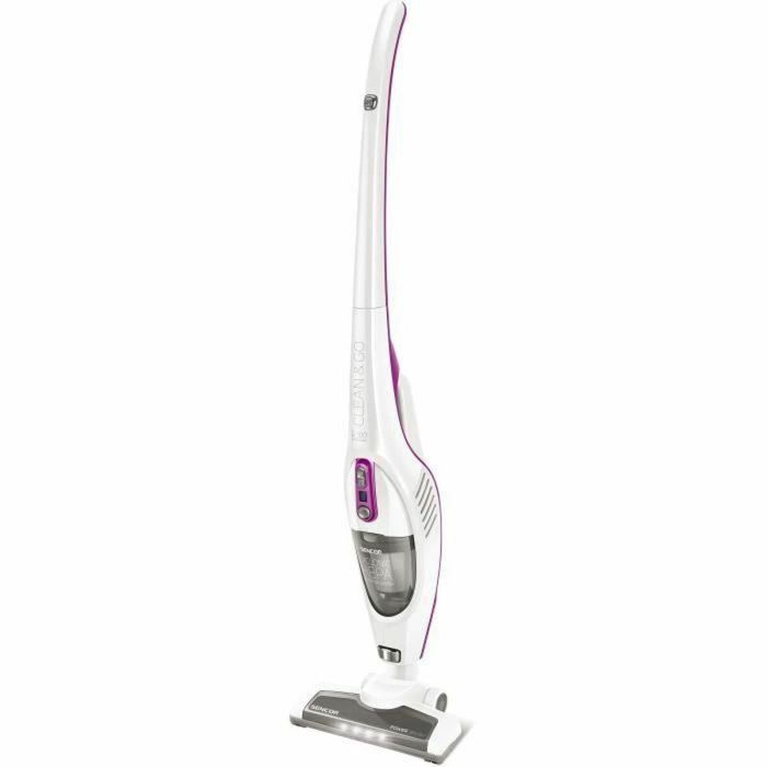 Aspirador escoba inalámbrico 2 en 1 - SENCOR - SVC 7814VT - 110 W - 76 dB - 0,5 L - Blanco / Morado 3