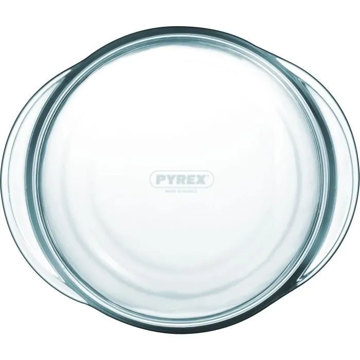 Pyrex 3426470296465 Juego de 2 Cazuelas de Vidrio Redondas 1 L 2