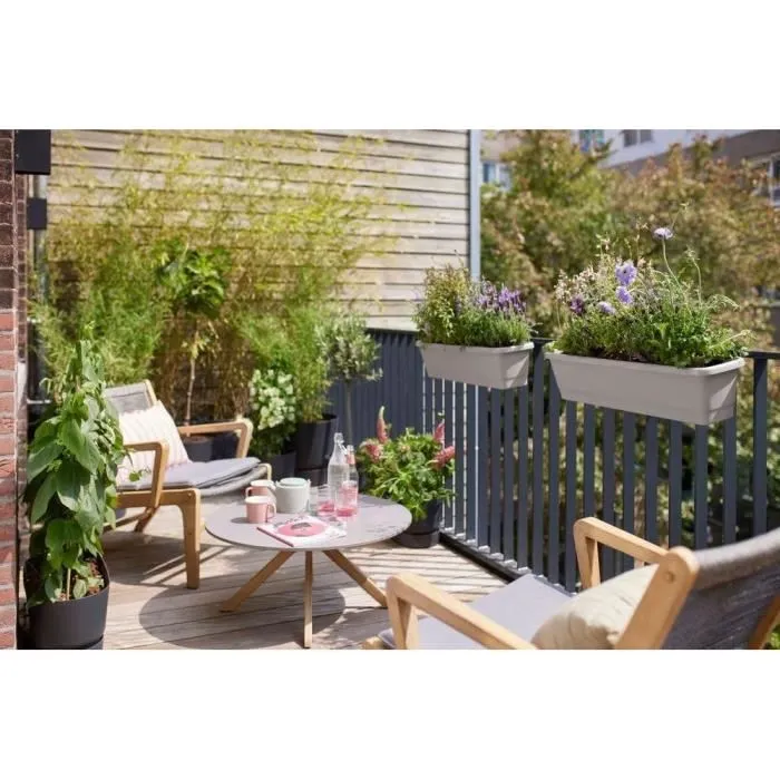 Elho ELH8711904518851 Noa Balconiere XL Gris L 78 x B 20 x H 18 cm Balcón exterior 100% reciclado 3 Elho ELH8711904518851 Noa Balconiere XL Gris L 78 x B 20 x H 18 cm Balcón exterior 100% reciclado 3