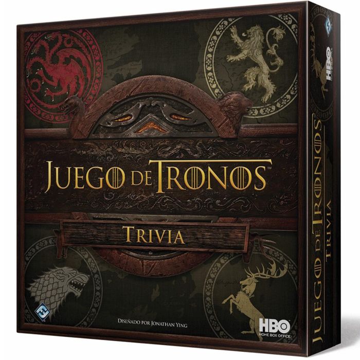 Asmodee Juego de Tronos Trivia - Juego de Mesa Basado en la Serie de HBO Asmodee Juego de Tronos Trivia - Juego de Mesa Basado en la Serie de HBO