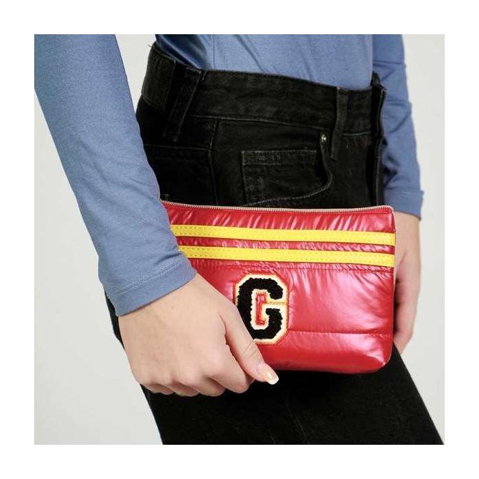 Harry Potter Estuche Portatodo Plano Padding Rojo Acolchado Cremallera Nylon Poliéster 14x22x4cm 1,20L 2