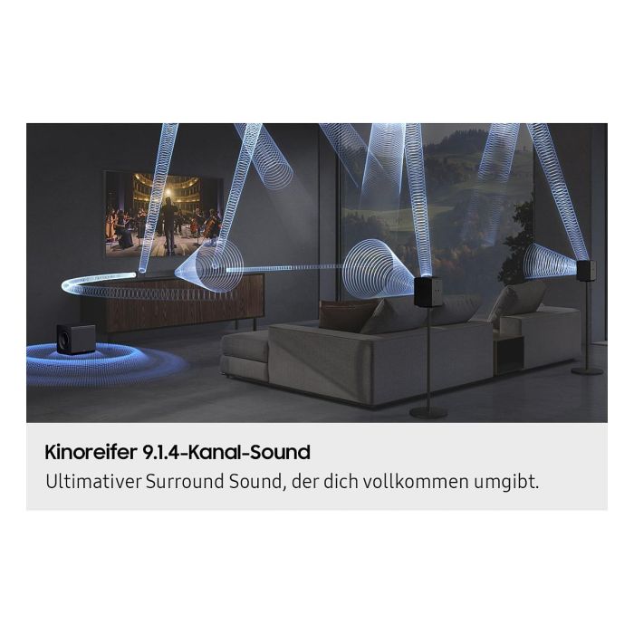 Samsung Q-Series Soundbar HW-Q935GF 9.1.4 Canales con Dolby Atmos, DTS:X, Subwoofer Inalámbrico, Alexa & Google Assistant Compatible, Color Negro Titanio 2 Samsung Q-Series Soundbar HW-Q935GF 9.1.4 Canales con Dolby Atmos, DTS:X, Subwoofer Inalámbrico, Alexa & Google Assistant Compatible, Color Negro Titanio 2