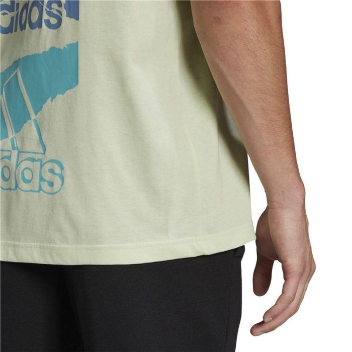 Camiseta de Manga Corta Hombre Adidas Essentials brandlove Amarillo S