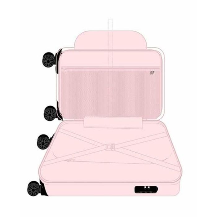 Safta Miffy Flores - Trolley de Cabina Rígida 20" - Maleta de Viaje Infantil para Niños 34,5x55x20 cm 7
