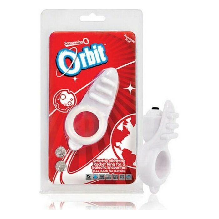Anillo Vibrador para el Pene The Screaming O Orbit Blanco 1 Anillo Vibrador para el Pene The Screaming O Orbit Blanco 1