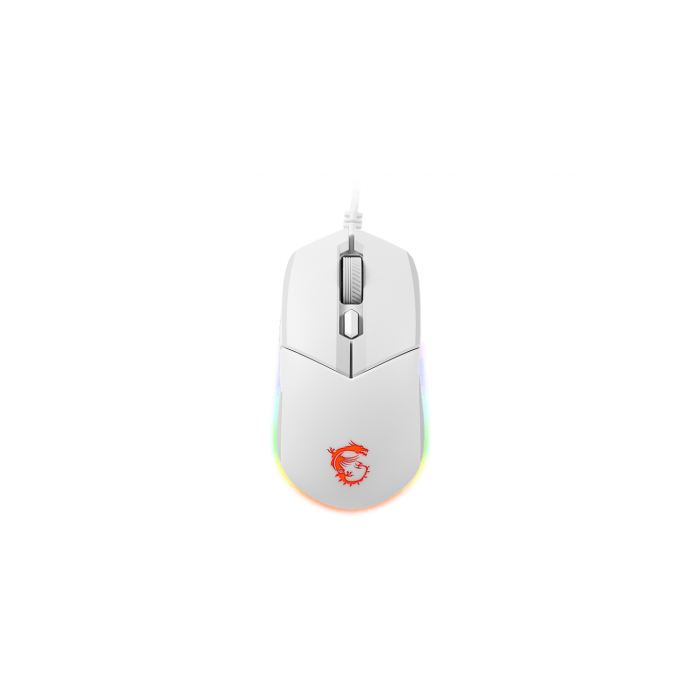 MSI Clutch GM11 Gaming Maus USB Blanco