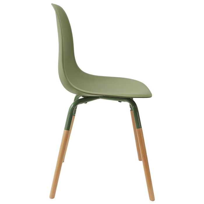 Home Deco Factory Silla Phenix Verde, Estilo Escandinavo, Asiento de Polipropileno y Estructura de Hierro 2 Home Deco Factory Silla Phenix Verde, Estilo Escandinavo, Asiento de Polipropileno y Estructura de Hierro 2
