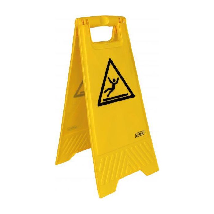 PROBBAX - FS-1011-YEL - Señal de suelo "SUELO MOJADO" - 28 x 4 x 60 cm - Amarillo