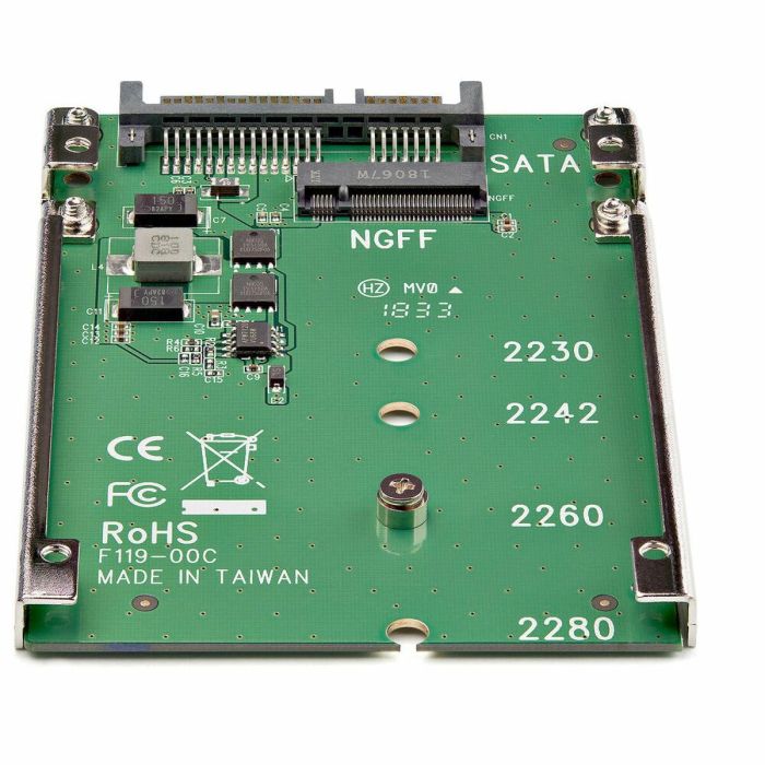 Adaptador SATA para Disco Duro (2.5" de 7 mm) Startech 3180248000 Verde 1 Adaptador SATA para Disco Duro (2.5" de 7 mm) Startech 3180248000 Verde 1