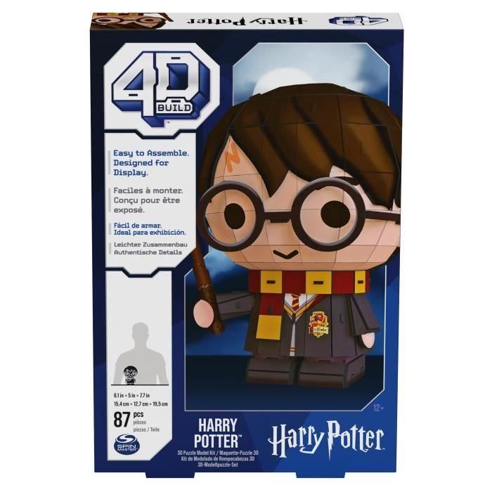 SPIN MASTER HARRY POTTER estilo CHIBI 4D Construir 2