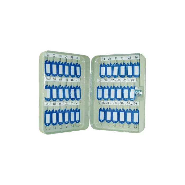 Q-connect Armario Metálico Portallaves para 36 Llaves 250x180x60 mm 0 Q-connect Armario Metálico Portallaves para 36 Llaves 250x180x60 mm 0