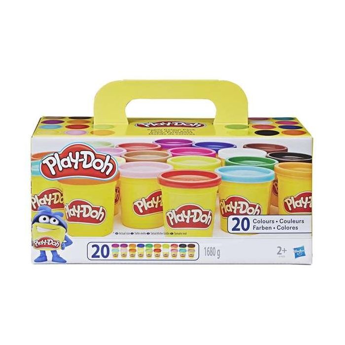 Plastilina playdoh pack 20 botes Plastilina playdoh pack 20 botes