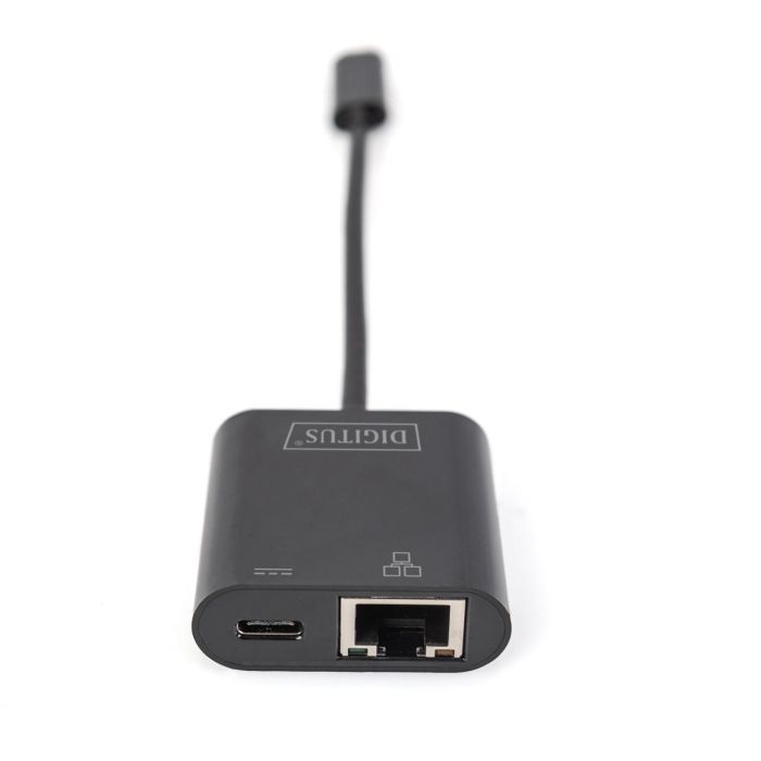 Digitus Adaptador USB Type-C a Gigabit Ethernet con Power Delivery, Negro 2